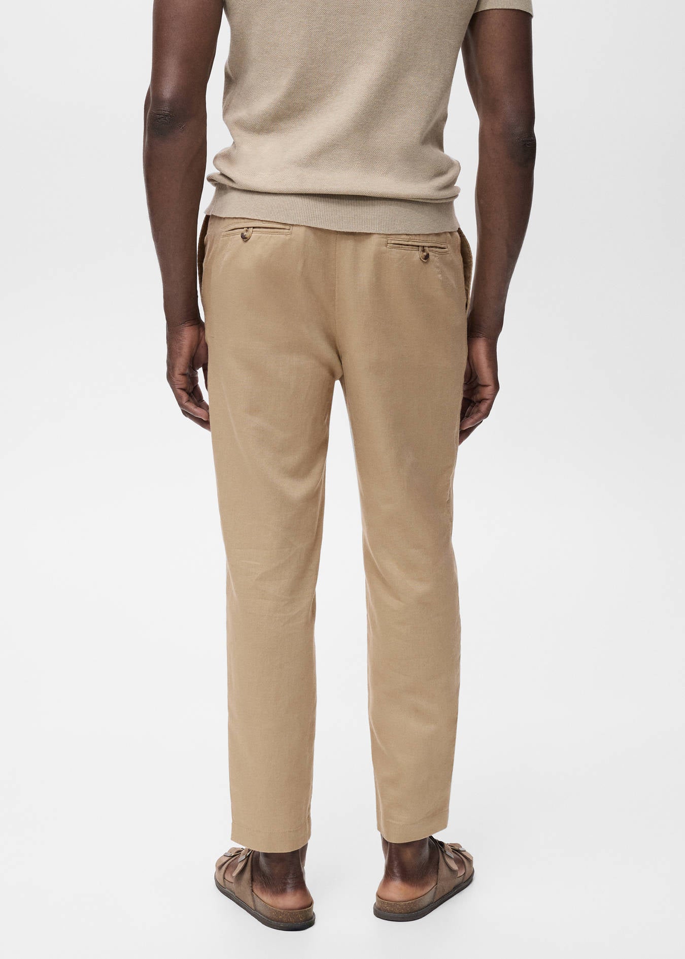 Mango SLIM-FIT PANTS WITH DRAWSTRING