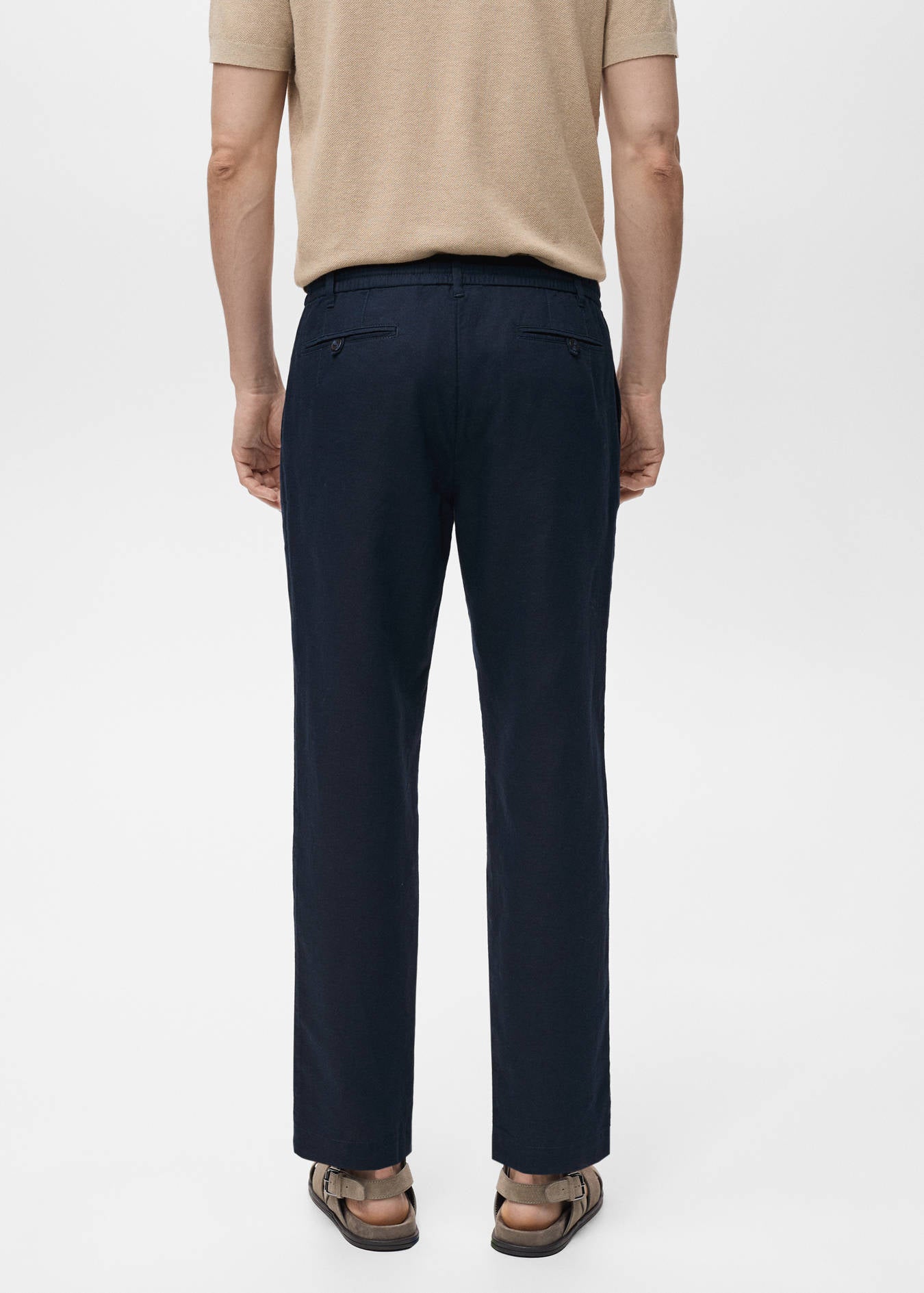 Mango SLIM-FIT PANTS WITH DRAWSTRING