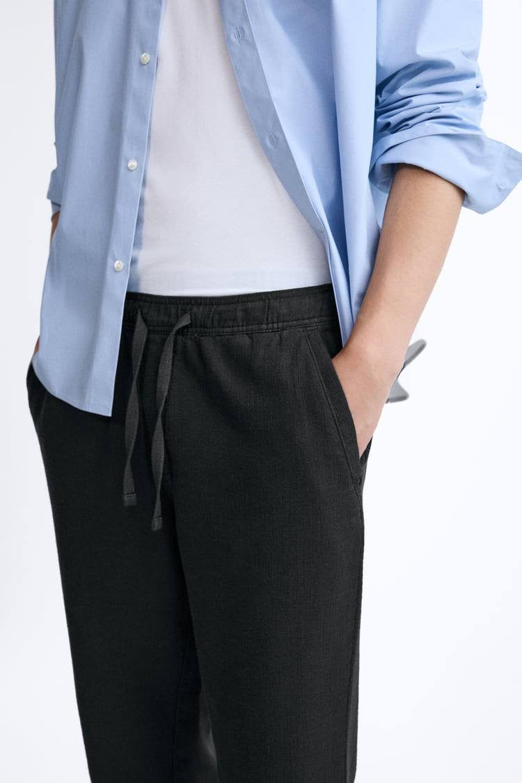 Zara linen blend pant