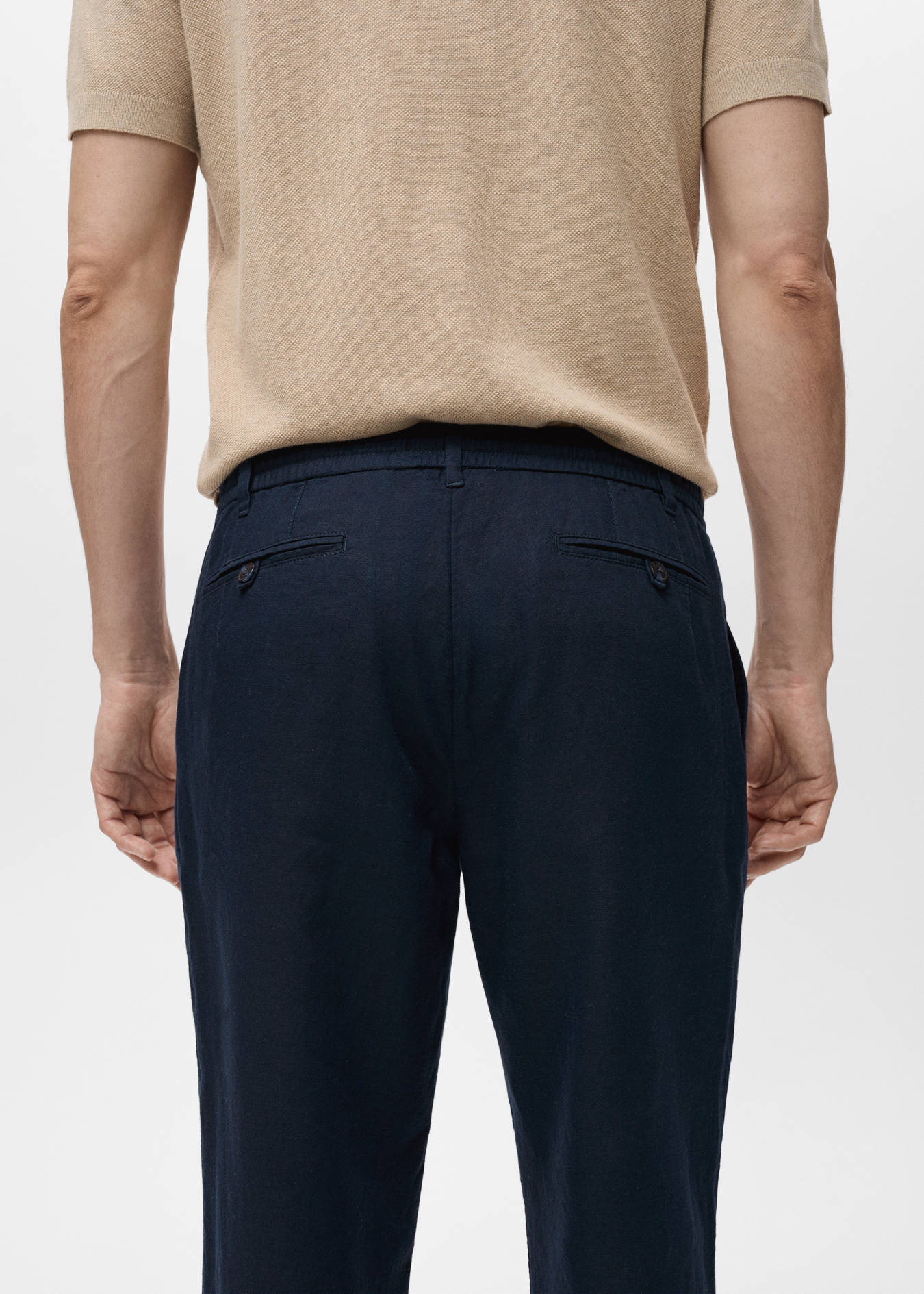 Mango SLIM-FIT PANTS WITH DRAWSTRING