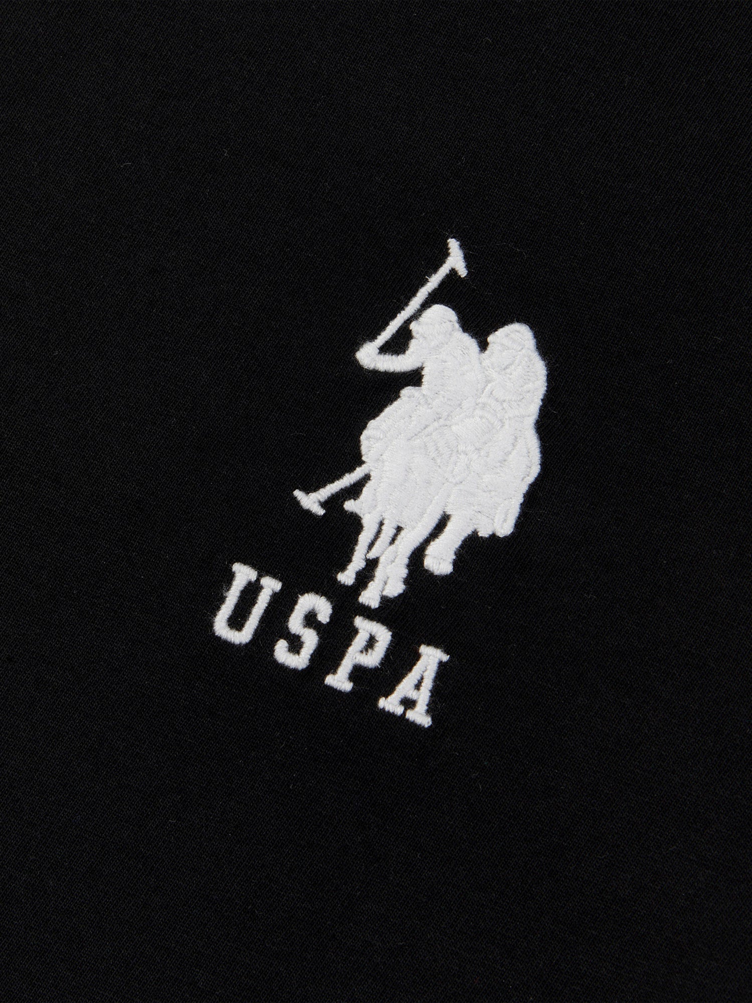 Uspa Mens Player 3 T-Shirt Black Bright White DHM