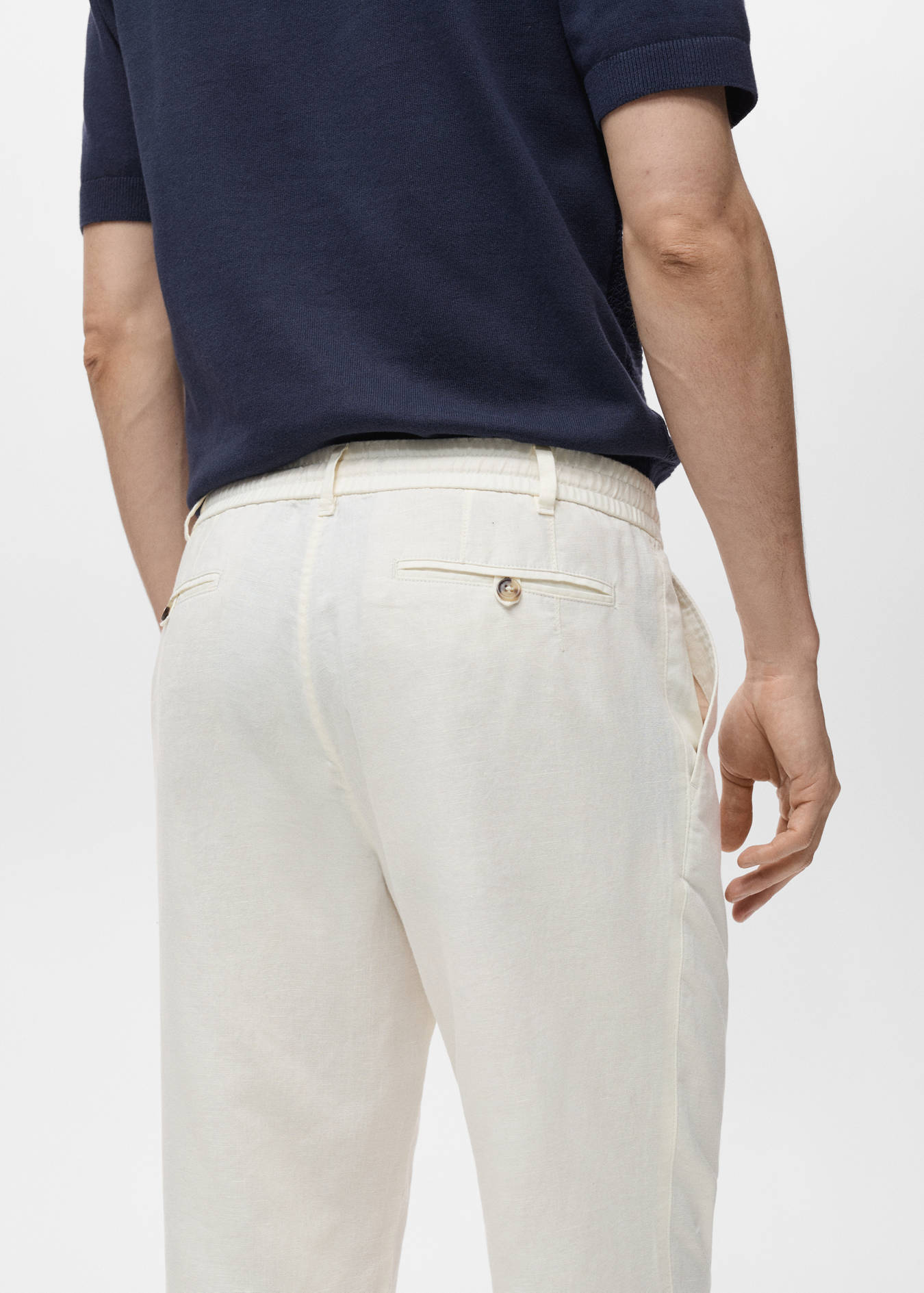 Mango SLIM-FIT PANTS WITH DRAWSTRING