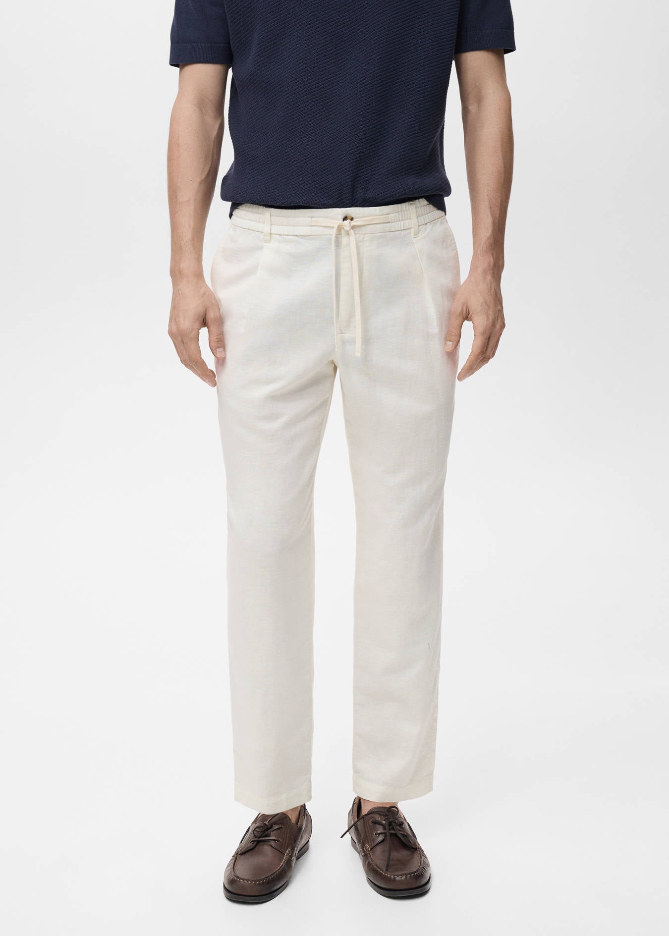 Mango SLIM-FIT PANTS WITH DRAWSTRING