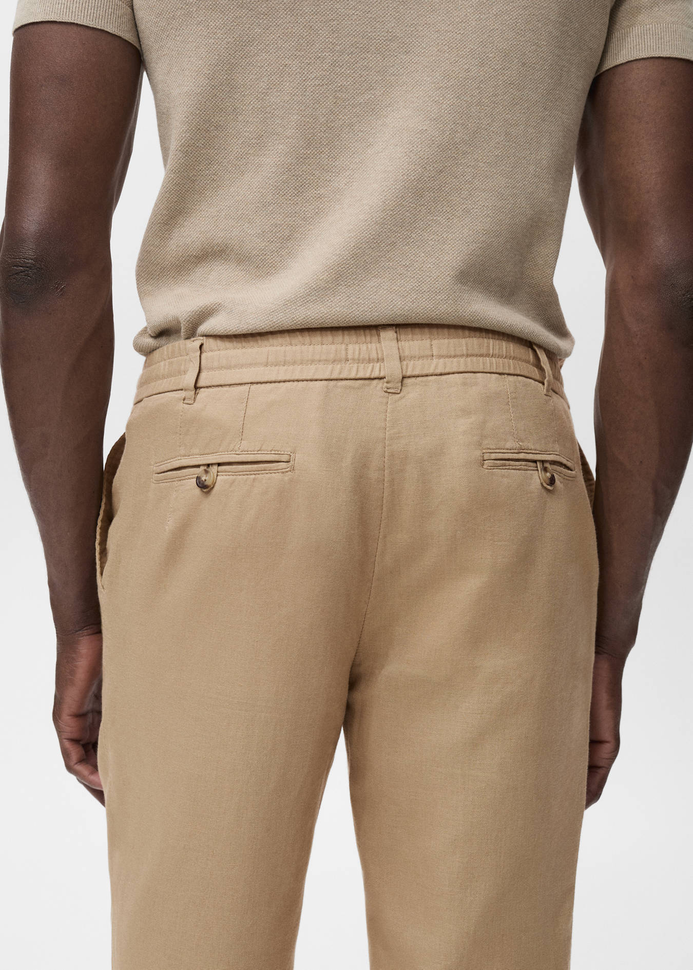 Mango SLIM-FIT PANTS WITH DRAWSTRING