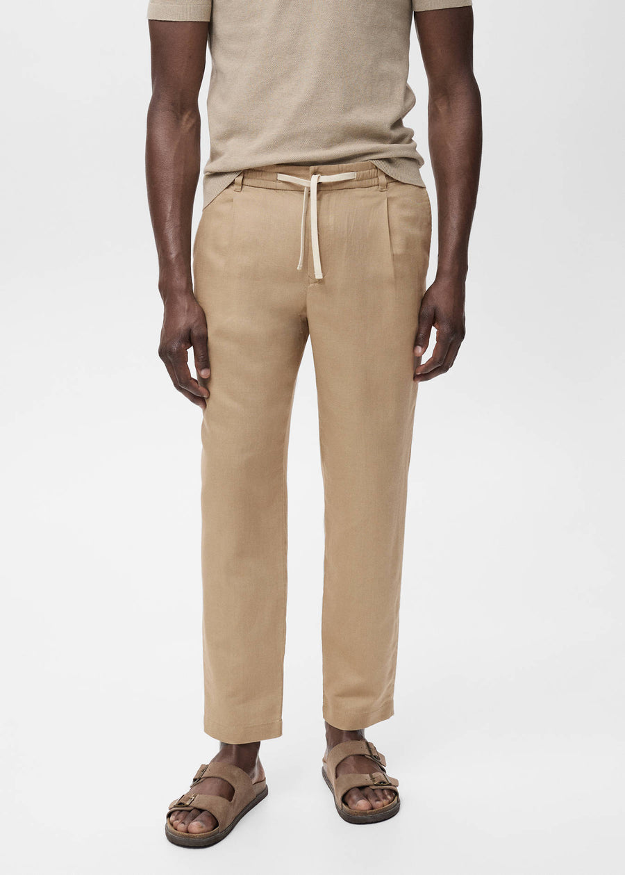 Mango SLIM-FIT PANTS WITH DRAWSTRING