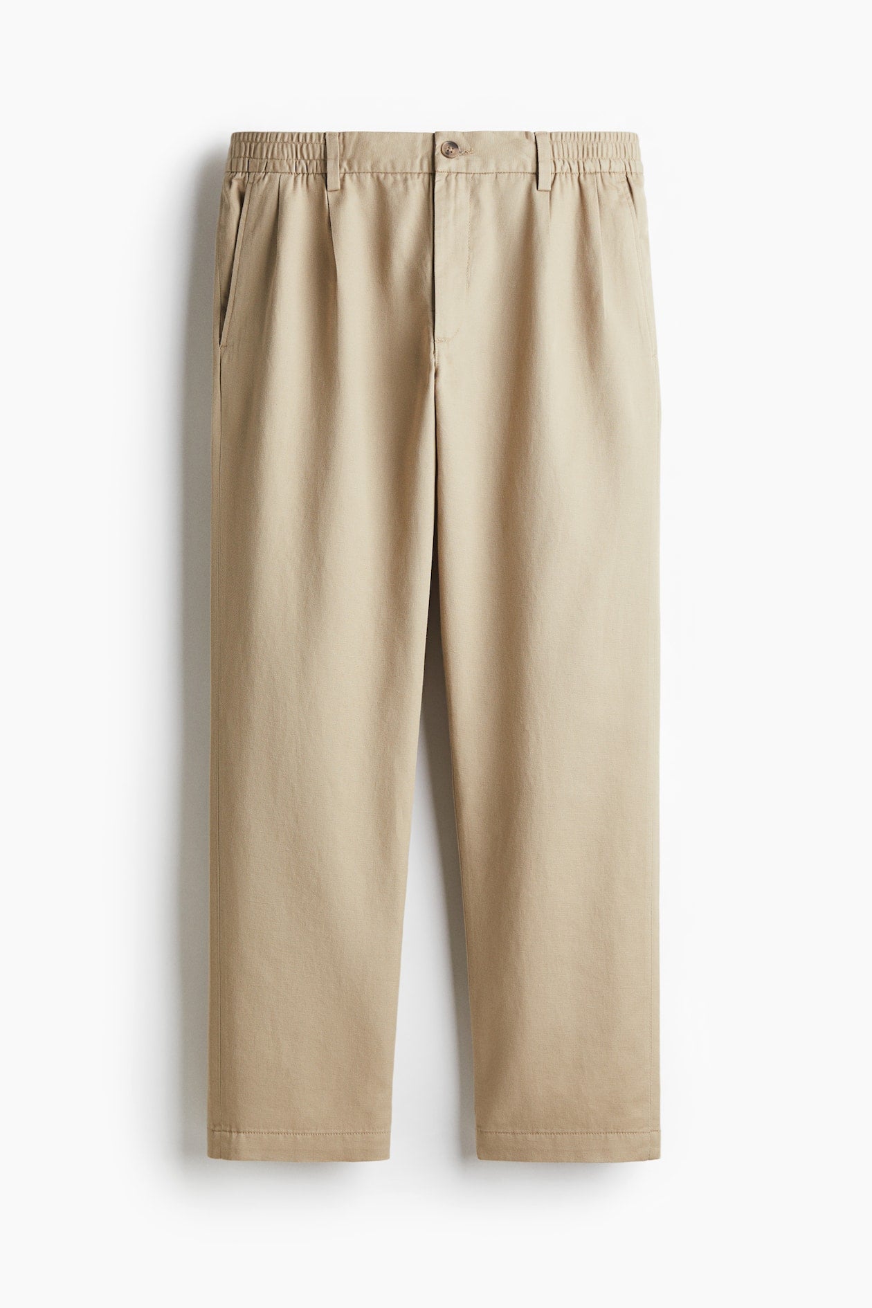 H&MREGULAR-FIT LYOCELL-BLEND PANTS